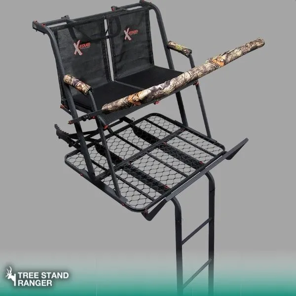 X Stand Jayhawk 20 ft - Best Heavy Duty Ladder Stand (2 Person)