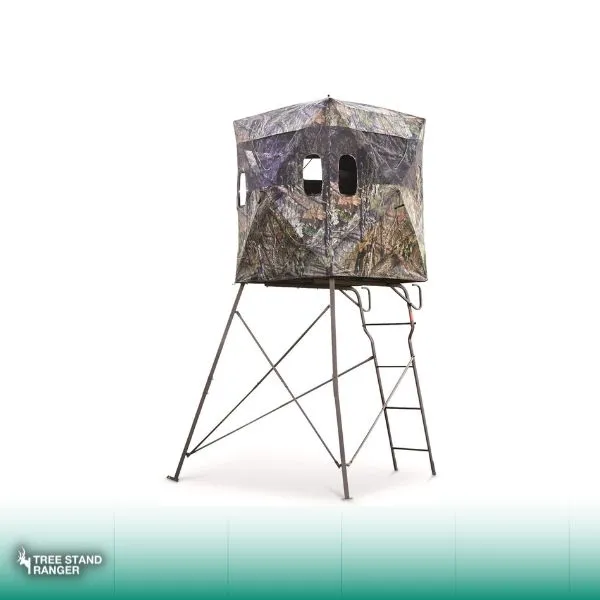 Tripod Hunting Treestand Blind as accessory