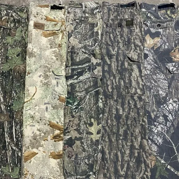types of camouflage patterns for hunting