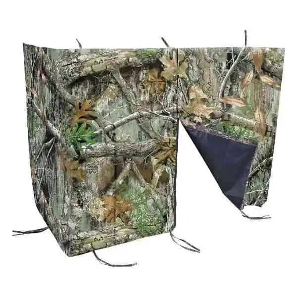 blind camouflage to cover tree stand