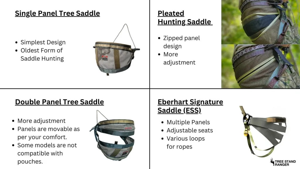 types of tree saddles for hunting